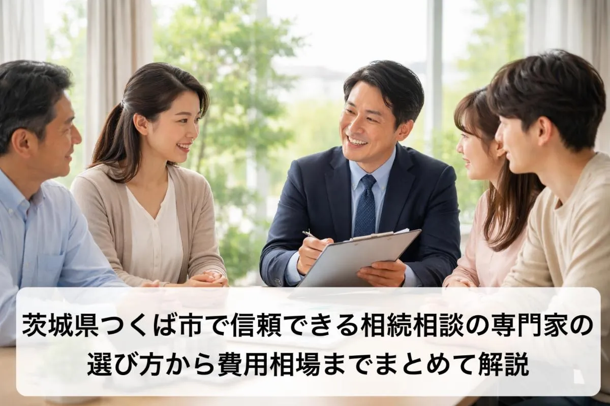 茨城県つくば市で信頼できる相続相談の専門家の選び方から費用相場までまとめて解説