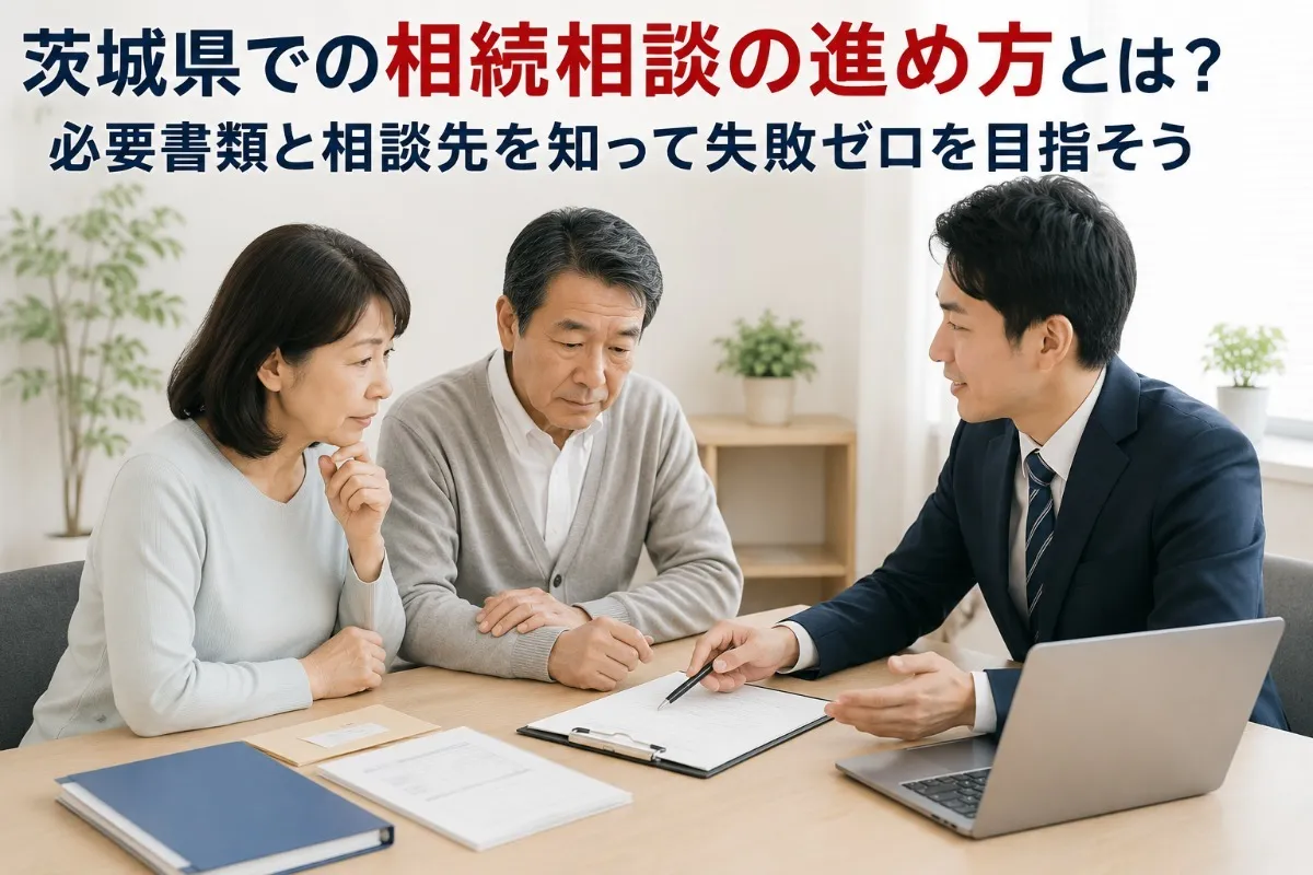 茨城県での相続相談の進め方とは?必要書類と相談先を知って失敗ゼロを目指そう