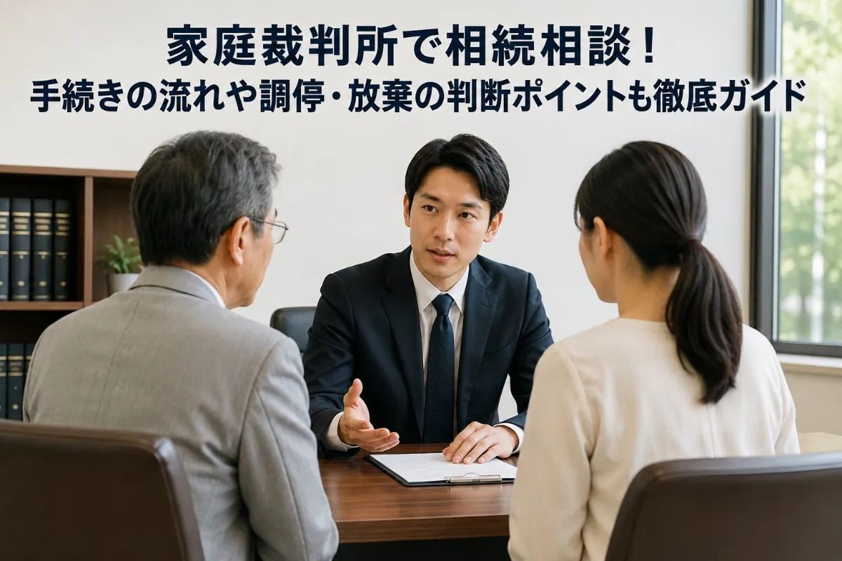 家庭裁判所で相続相談！手続きの流れや調停・放棄の判断ポイントも徹底ガイド