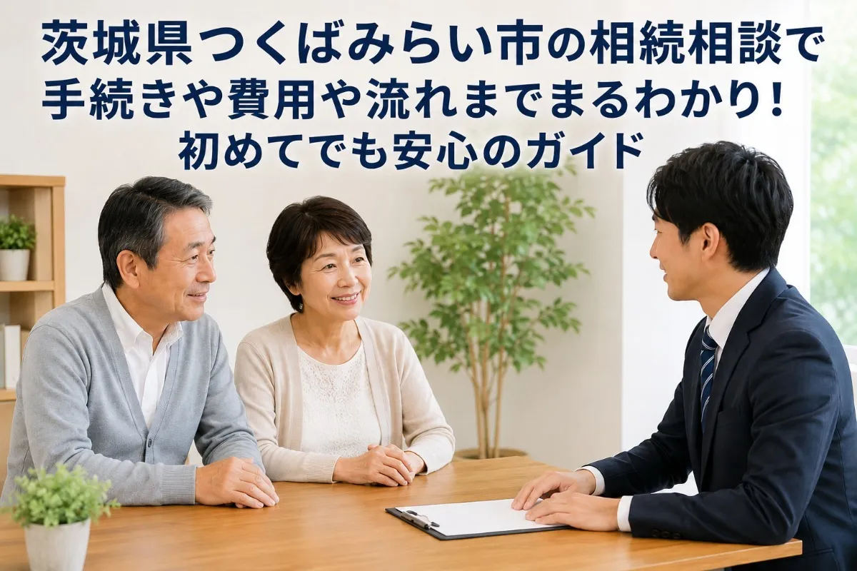 茨城県つくばみらい市の相続相談で手続きや費用や流れまでまるわかり!初めてでも安心のガイド